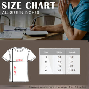 LAUGHAM T SHIRT SIZE GUIDE